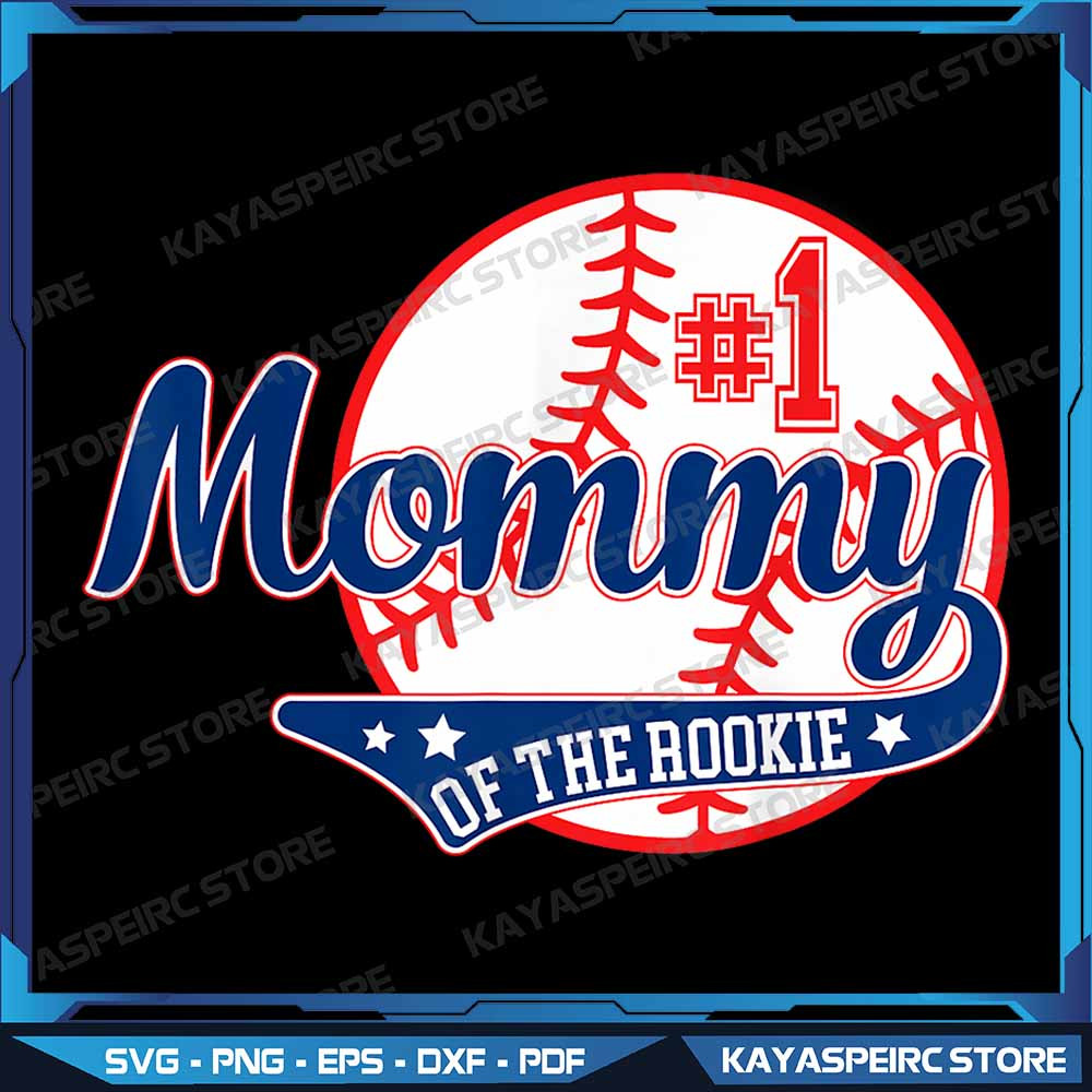 Mommy Of Rookie 1st Birthday Baseball Theme Matching Party Png Rookie Of The Year Png Baseball Birt 0