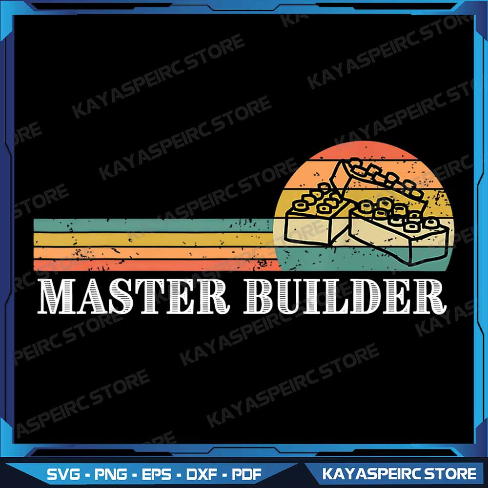 Master Builder  Block Building Kids  Adults Birthday Png Brick Builder Png Master Builder Png Block 0