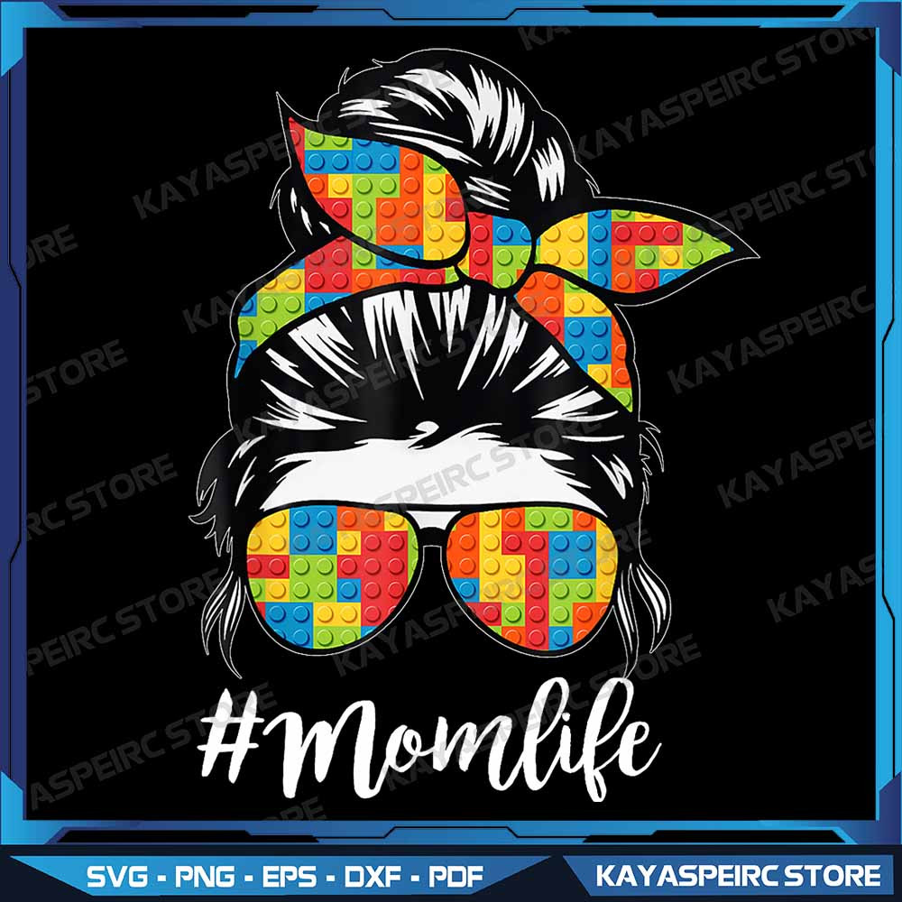 Building Block Messy Bun Mom Life Master Builder Mothers Day Png Mom Life Master Builder Mothers Da 0