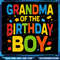 Grandma Of The Birthday Boy Building Block Birthday Png Blocks Grandma Birthday Png Brick Builder B 0