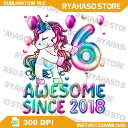 flossing unicorn 6 year old png, 6th birthday girl unicorn party png, 6th birthday unicorn, flossing unicorn png