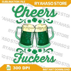 shenanigans coordinator saint patricks day png, cheers fuckers st patricks day men women beer drinking mugs png