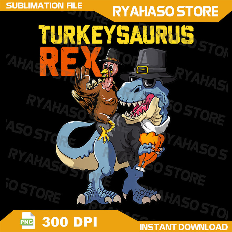 Turkeysaurus Rex Turkey Dino PngThanksgiving Funny Png Turkey Saurus Rex Png Thanksgiving TRexTurkey Png 0