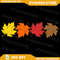 Fall Leaves And October Autumn Png Fall Autumn Png Autumn Design Png Autumn Sublimation Fall Leaves Png 0