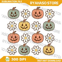 pumpkins & daisies halloween fall vibes autumn daisy flowers png, pumpkins and daisies png, halloween png, halloween png