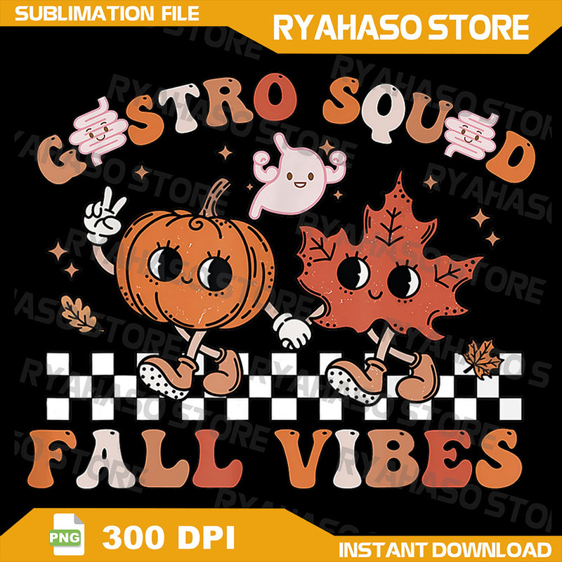 Gastro Squad Halloween Fall Vibes Png Gastro Crew Endoscopy Png Gastro Vibes Halloween Png Tract Or Treat Halloween 0