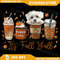 Its Fall Y All Maltese Dog Coffee Pumpkin Spice Latte Autumn Png Thanksgiving Png Halloween Png Fall Png Coffee Love 0