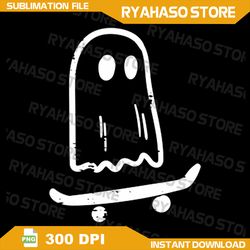 ghost on skateboard png, funny retro halloween costume png, halloween png, ghost png, spo-oky halloween, skateboard png
