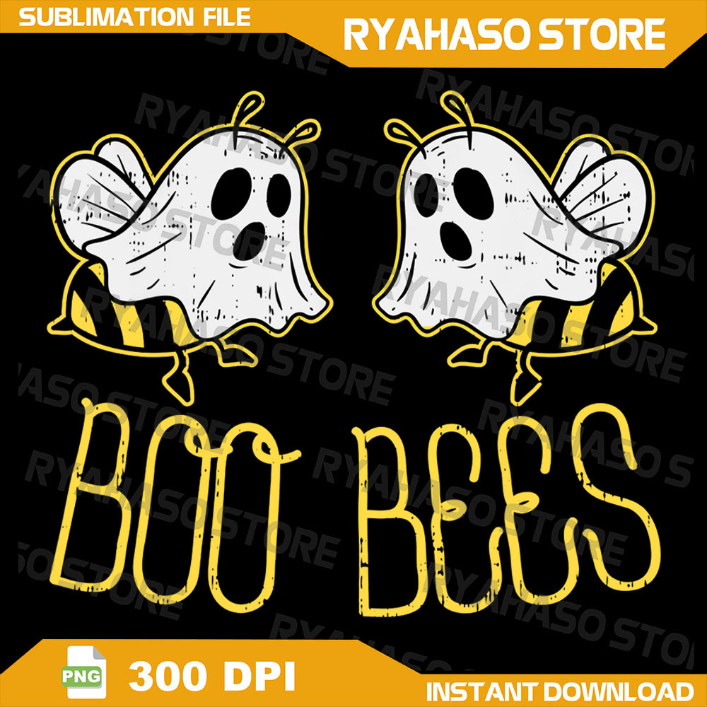 Boo Bees Funny Halloween Tee Matching Couple Costume Png Funny Halloween Png Spooky Season Png Happy Halloween Png 0
