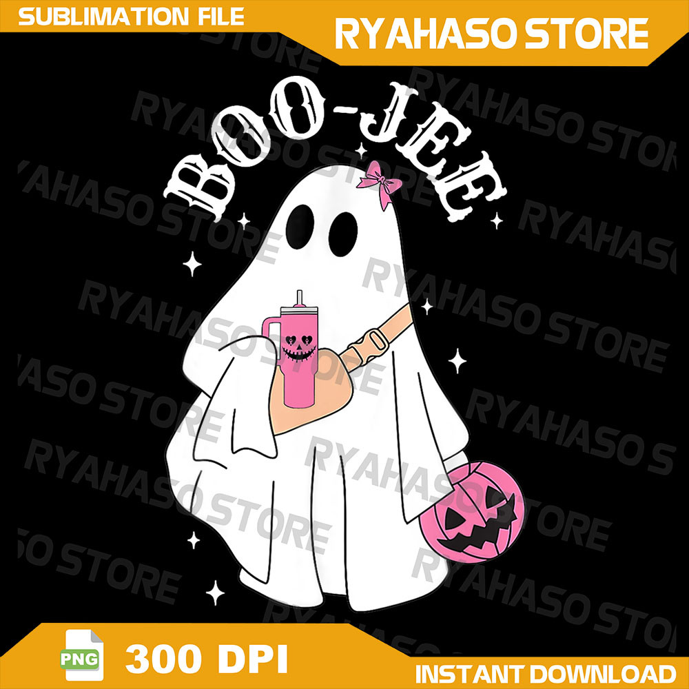 Boujee Boo Jee Spooky Ghost Pink Halloween Pumpkin Costumes Png Halloween Ghost Png Pink Ghost Png Retro Halloween 0