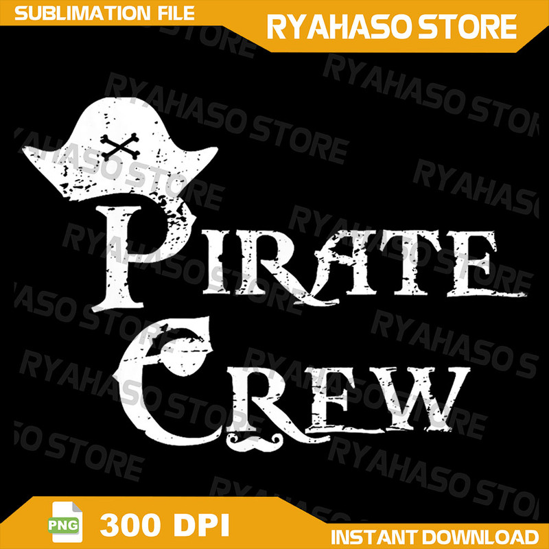 Pirate Crew Funny Halloween Costume Party Png Halloween Png Horror Png Retro Halloween Monster Png Ghost Png 0