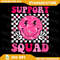 Support Squad BreastCancerAwareness Pink Ribbon Smile Face Png Pink Ribbon Png Cancer Survivor Png Smile Face Png 0