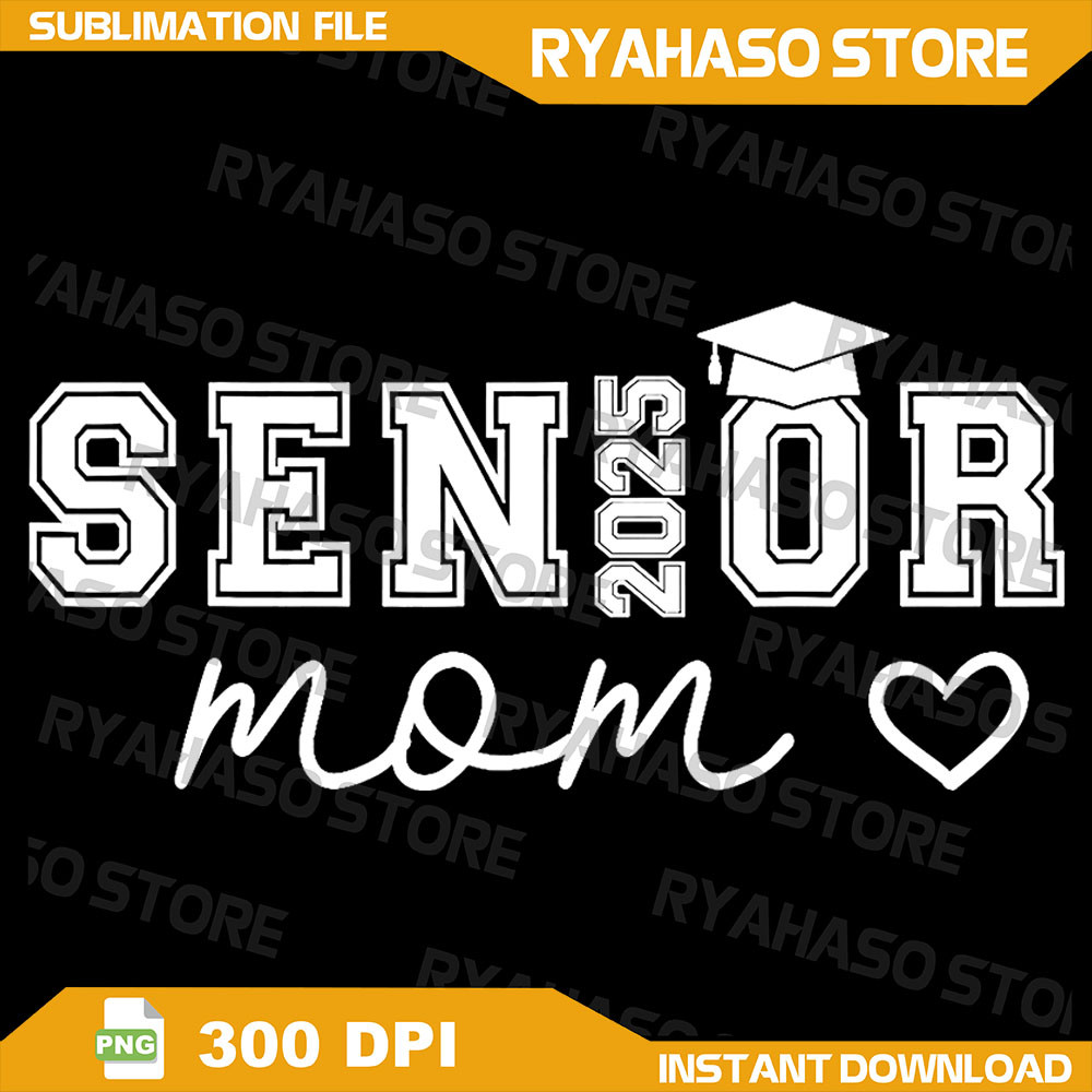 Mom Senior 2025 Proud Mom Of A Class Of 2025 Graduate Png Class Of 2025 Graduate Png Proud Mom Im Not Crying 0