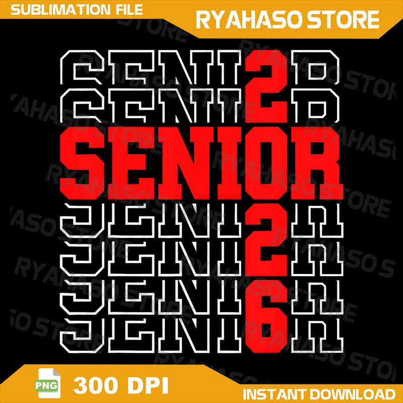 Funny Senior Graduation Png Class Of 2026 Senior Png Sublimation Design Class Of 2026 Png Graduate Png High School 0