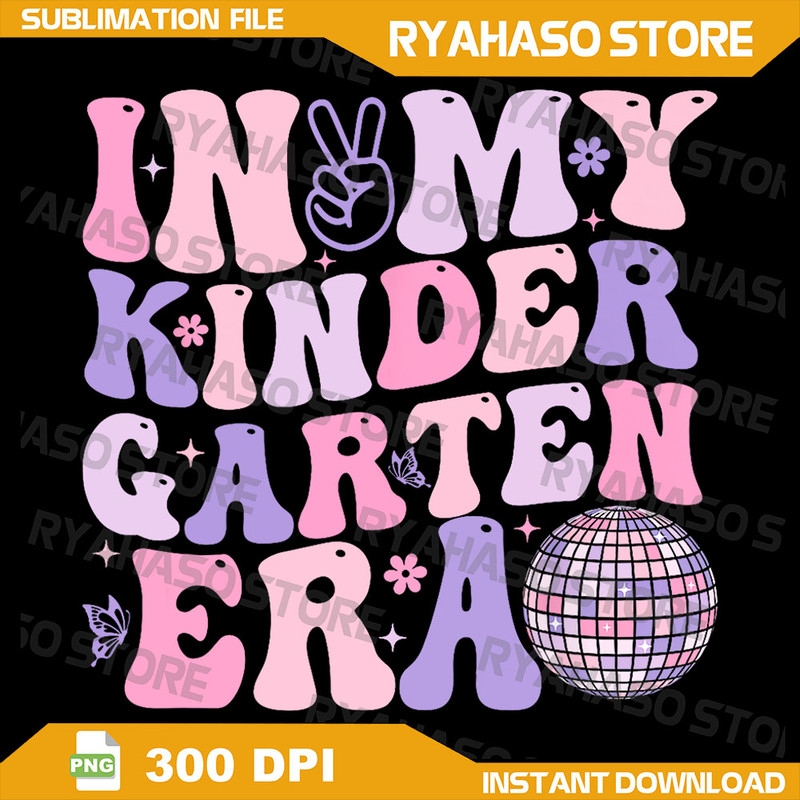 In My Kindergarten Era Teacher Kids Back To School Kinder Png In My Kindergarten Era Png Back To School Png 0