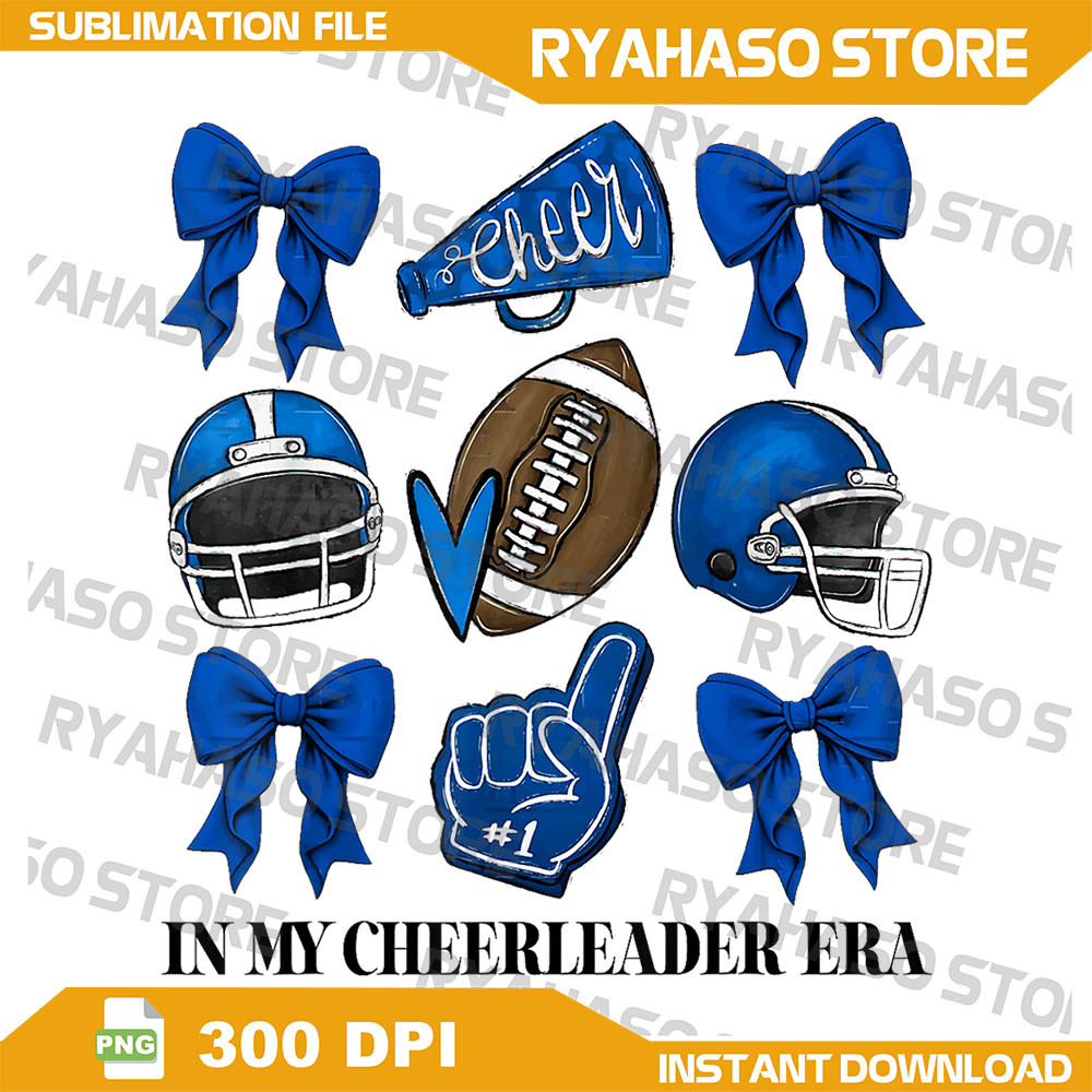 Cheer Png In My Cheerleader Era Cheer Coquette Football Png Football Cheer PNG Cheerleader Png Coquette Bow Football 0