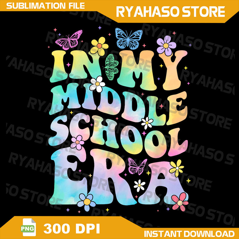 In My Middle School Era Back To School Png Middle School Era Png Elementary School Graduation Teacher Png Teacher 0