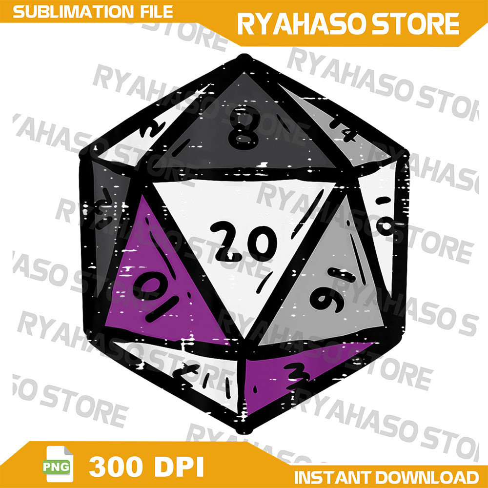 Asexual Gamer Rpg Dice Ace Pride Flag LGBTQ Png LGBTQ Present Discreet Asexuality Awareness Asexuality Awareness Png 0