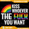 LGBT Gay Pride Month Kiss Whoever The F You Want Png Gay Pride LGBTQ Png Pride Png LGBT Clothing Pride Png Digital 0