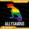 Gay Rainbow Dino Trex Ally Saurus Lgbt Flag Boys Toddler Png Lgbt PngTRex Png Dinosaur Png Rainbow Png Digital 0