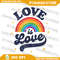 LGBTQ Love Is Love Gay Pride Png LGBT Ally Rainbow Flag Vintage Png LGBTQ Pride Png Pride Month Png Love Is Love Png 0