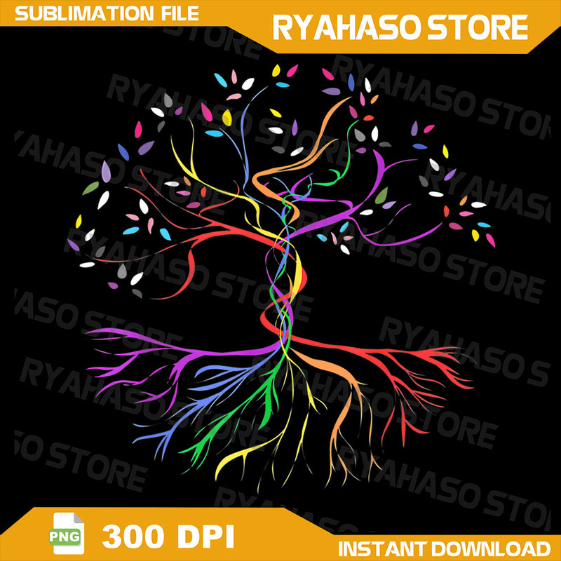 Tree Life Rainbow LGBT Cool Gay Pride Flag Ally Png Cool Gay Pride Flag Ally Png Lgbt Png Digital Download 0