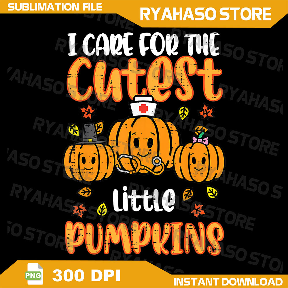 Pumpkins Nurse Halloween Scrub Top Fall Thanksgiving Png Cute Nurse Pumpkin Design Perfect For Heal 0