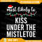 Most Likely To Kiss Under The Mistletoe Png Merry Christmas Png Most Likely To Kiss Png Funny Chris 0