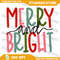 Merry And Bright Christmas Women Girls Kids Png Merry And Bright Png Merry Christmas Png Funny Chri 0