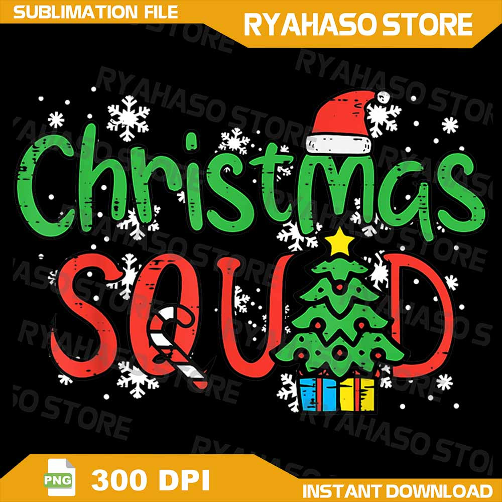 Christmas Squad Family Xmas Crew Png Christmas 2024 Png Christmas Squad Png Funny Xmas Squad Tree P 0