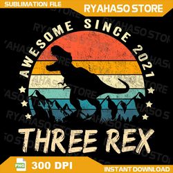 kids three rex 3rd birthday png,third dinosaur 3 year old png, dinosaur birthday png, third birthday png, 3rd birthday