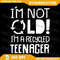 Im Not Old Im A Recycled Teenager  Funny Birthday Png Im Not Old Png Funny Birthday Png Over 40 Ove 0
