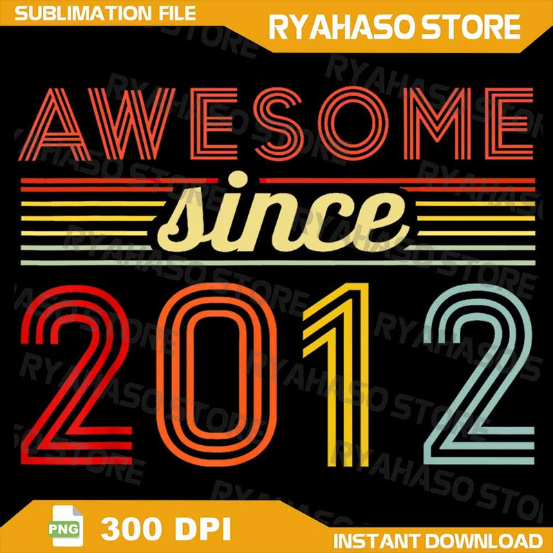 12 Year Old Boy Girl Birthday 12th BDay Funny 12yr Png Its My 12th Birthday Png Vintage Retro Birth 0