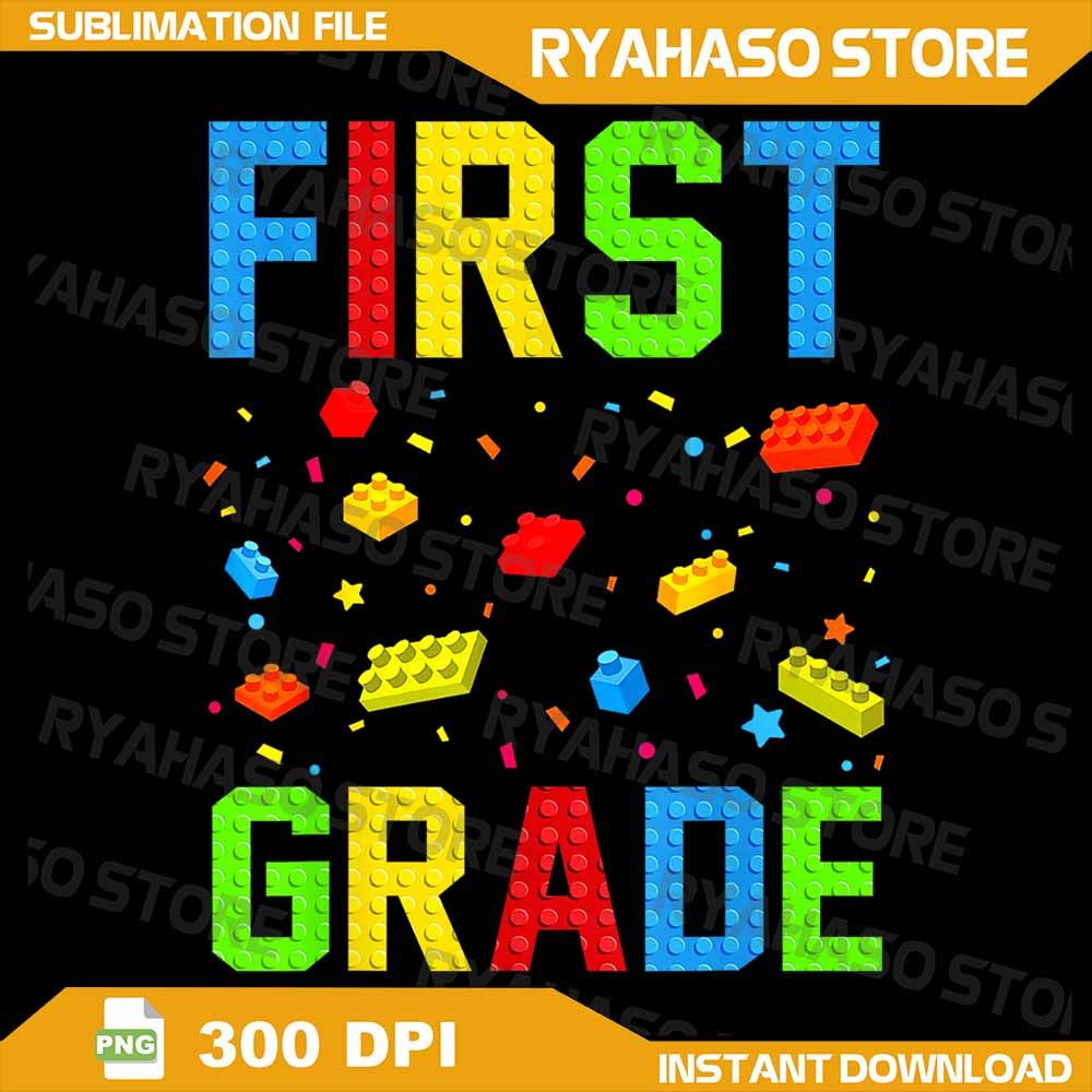 Master Builder First Grade Back To School Blocks Building Png Master Builder Blocks Building First 0