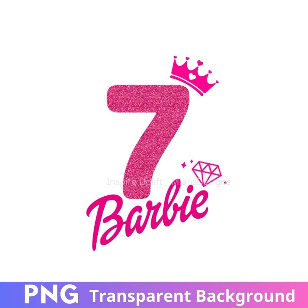 Barbie 7th Birthday Seven PNG svg.jpg