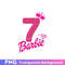 Barbie 7th Birthday Seven PNG svg.jpg