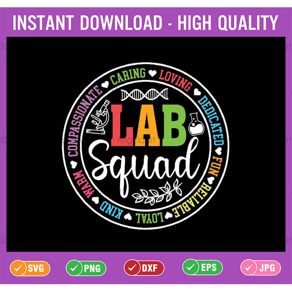 Lab Squad Funny Lab Week 2024 Svg, Medical Laboratory Techni - Inspire ...
