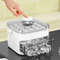 1 Manual Ice Maker  DoubleLayer Pressure Ice Cube Tray FoodGrade Plastic Freezer Tray 5