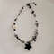 Kpop Goth Vintage Aesthetic Y2K Star Pendant Beaded Silver Color Chain Necklace 8