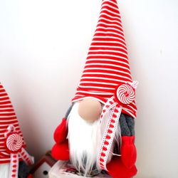 Holiday gnome  handmade stuffed doll home decor