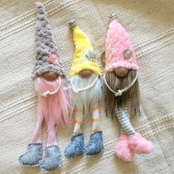 Plush Gnome Keychain charm Gift for Girl