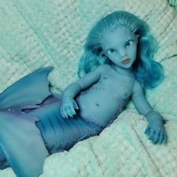 Marvelous silicone doll Mermaid 23 inches