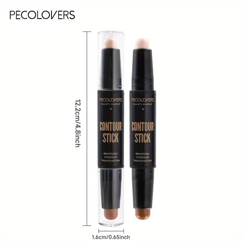 DoubleHeaded Contouring Stick With Concealer Highlighter For 3D Nose Bridge V Face Sculpting 5