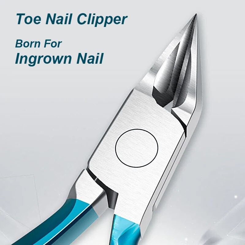 Stainless Steel Toe Nail Clipper For Ingrown Thick Toenails Precision Trimmer With Ergonomic Desig 1