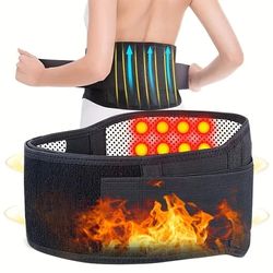 adjustable self-heating magnetic therapy back and waist support belt for pain relief & sports recovery