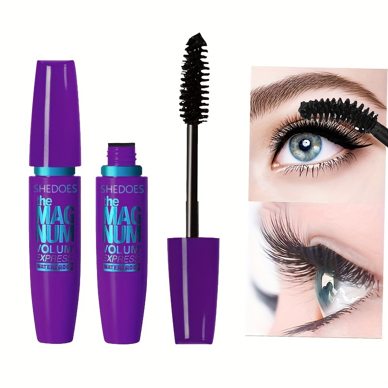 Black Mascara Thickening Lengthening Waterproof Liquid Fiber Mascara For Natural Curling Lashes 4