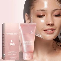 hydrating firming mask, overnight collagen treatment to reduce sagging & dullness