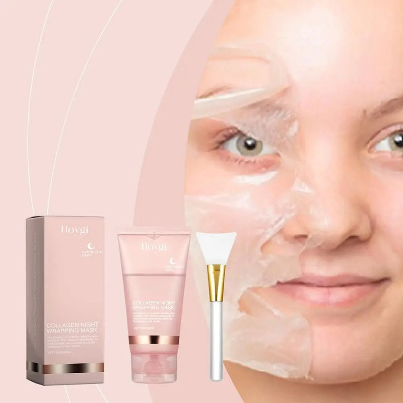 Hydrating Firming Mask Overnight Collagen Treatment To Reduce Sagging Dullness 8