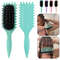 Women's Hair Comb, Hollow Shaped Curly Hair Comb with Multi-Functional Scalp Massage & Anti-Static Fluffy Hair Brush