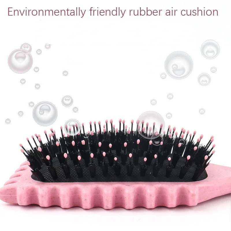 Women's Hair Comb, Hollow Shaped Curly Hair Comb with Multi-Functional Scalp Massage & Anti-Static Fluffy Hair Brush